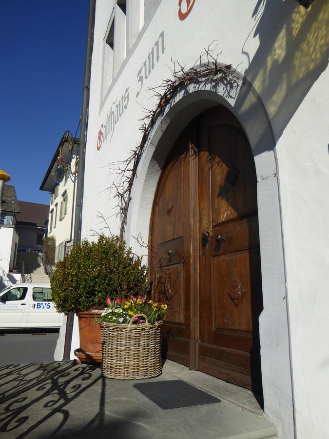 韦因费尔登 Gasthaus Zum Trauben酒店 外观 照片